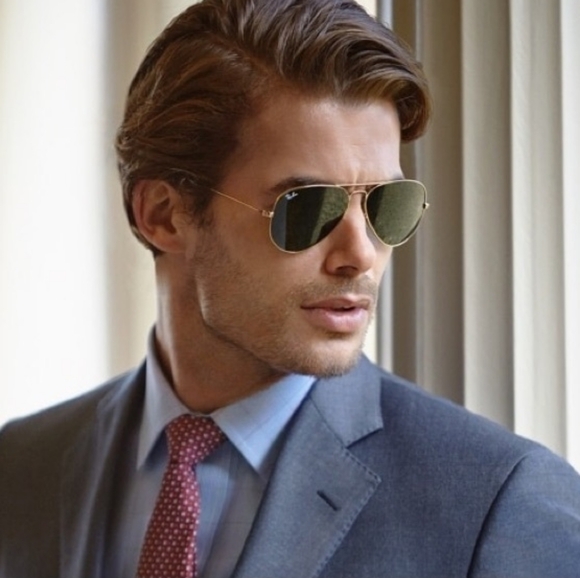 Model Display Ray-Ban Aviator Green G15 Lens RB3025 Classic - Picture 16 of 16